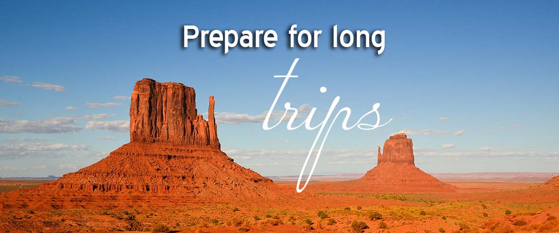 prepare for long trip