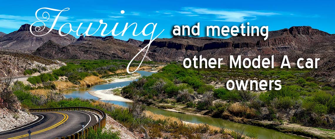 Ford Model A Texas tour